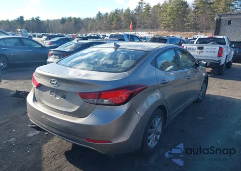 2014 Hyundai Elantra Gls из США, поврежденный, VIN 5NPDH4AE4EH476015